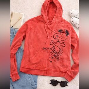 Snoopy vintage red hoodie